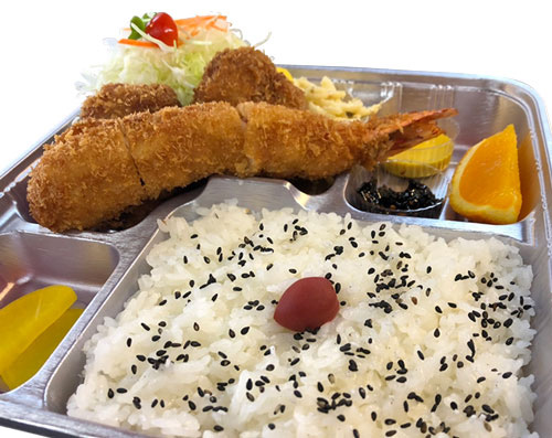 ヒレかつえびミックス弁当